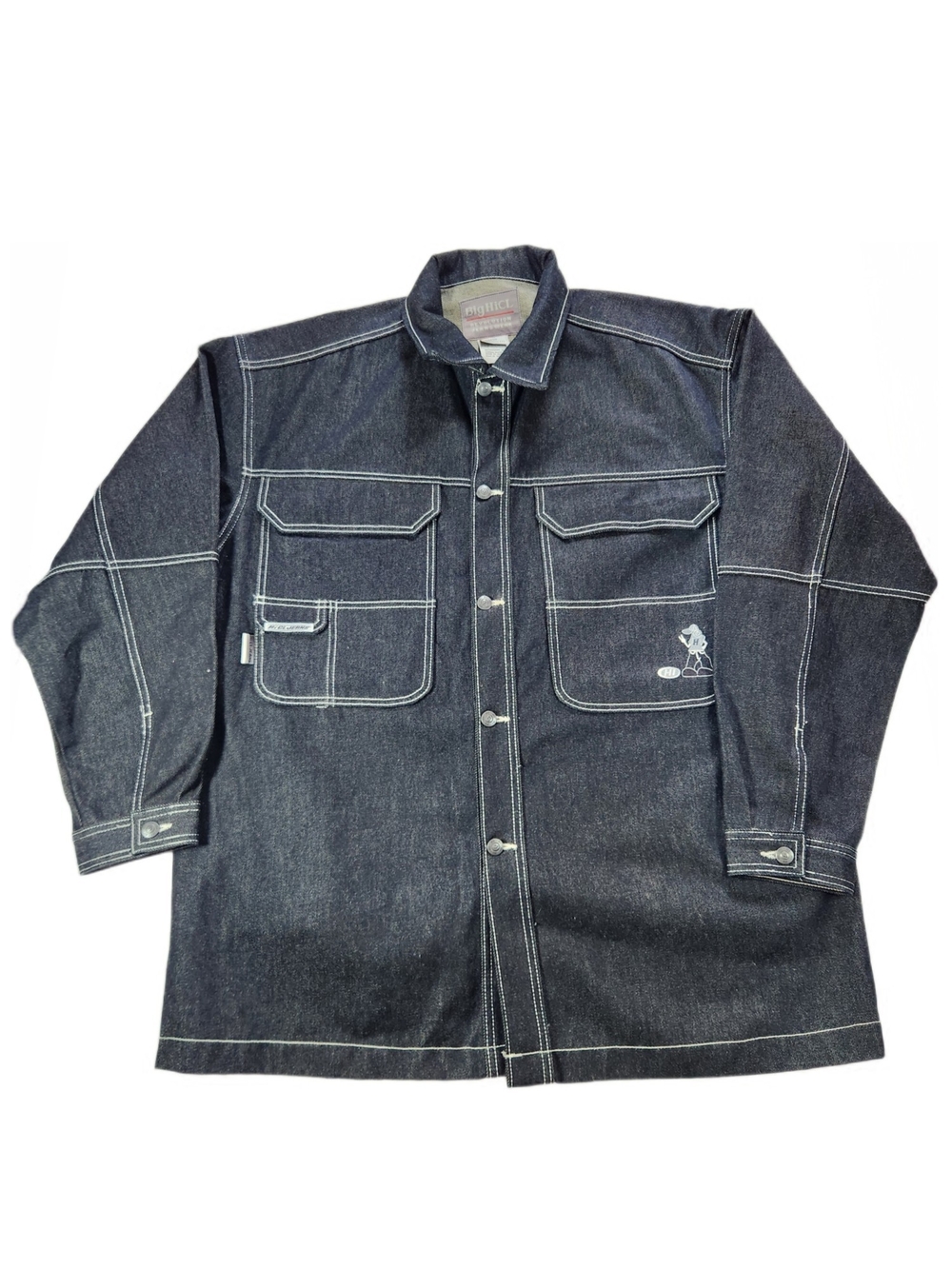 Revolution Men's Dark Indigo Denim Shirt Jacket